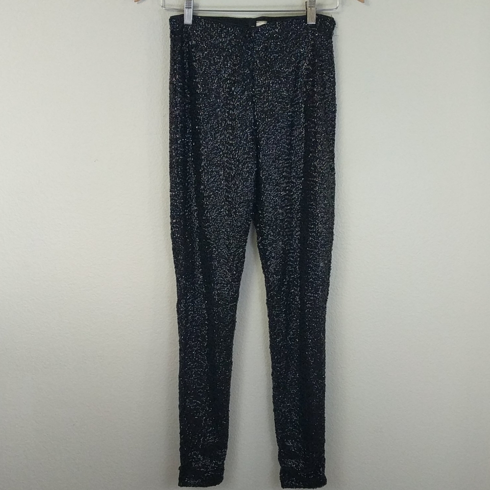 [Divided] Gorgeous Black Sequin Stretch Pants - image 2